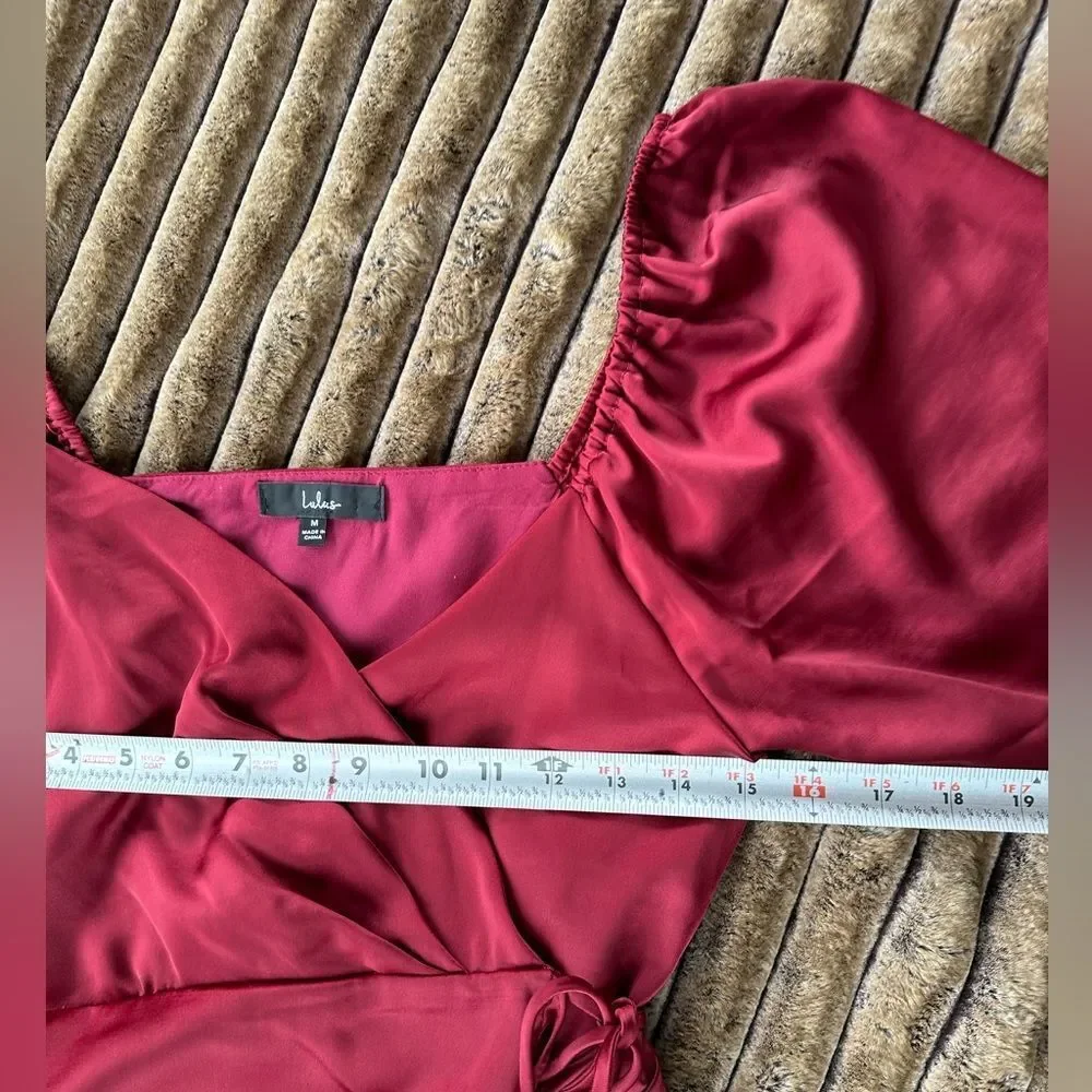 5 for $40 Lulus Wrap Dress Women Size M - Picture 5 of 6